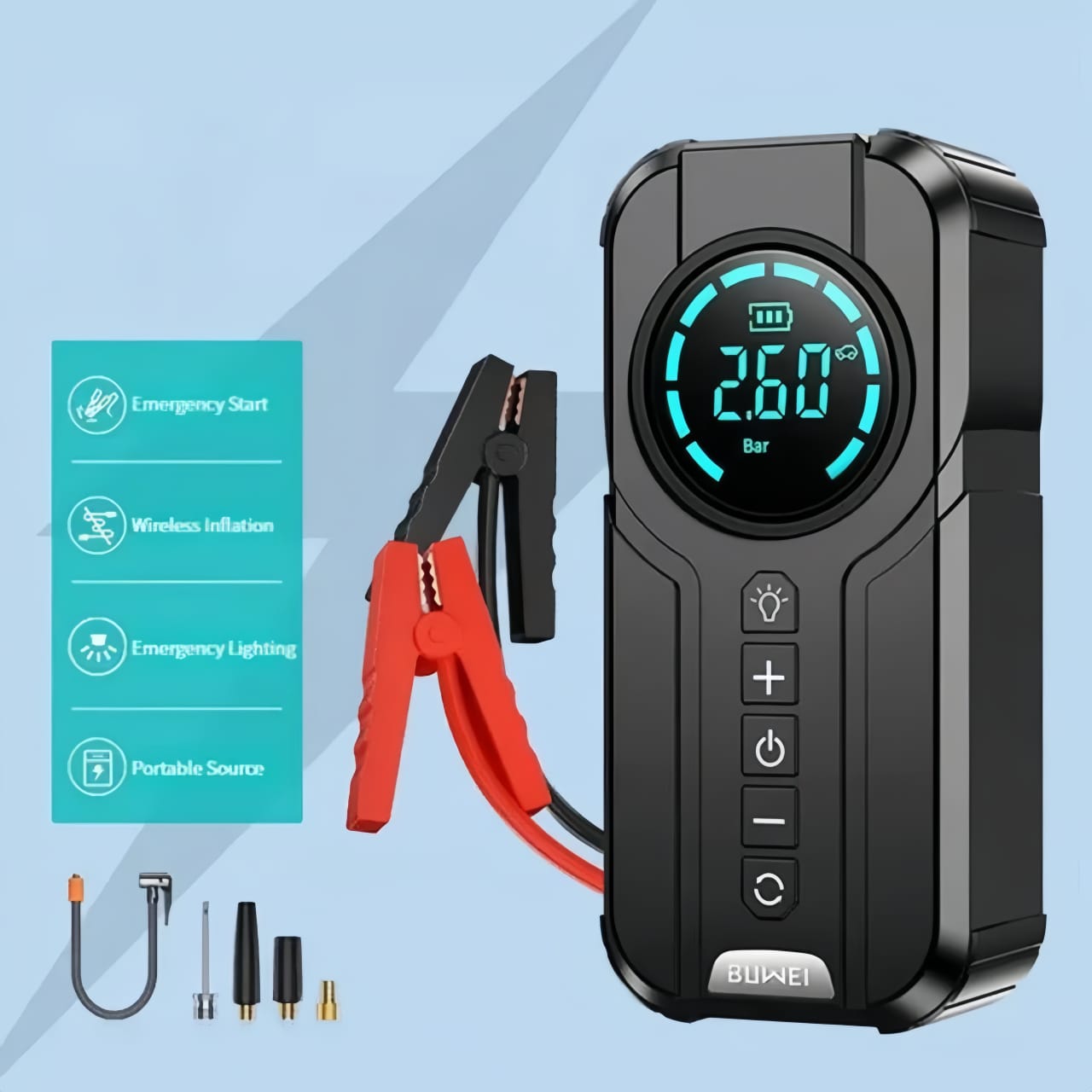 Hoco - Portable Smart Air Pump (S53) ©
